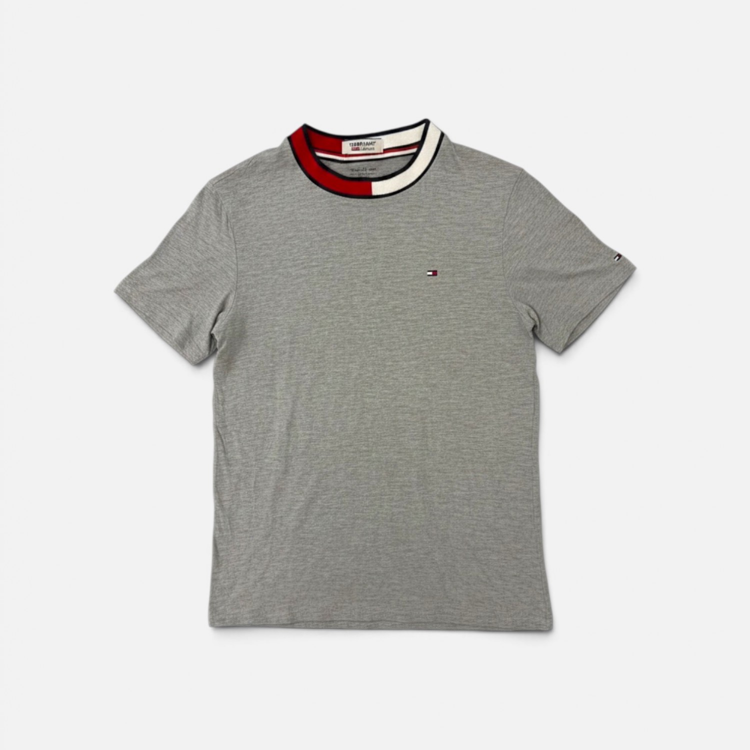 Tommy Hilfiger Γυναικείο T-Shirt Γκρι Μελανζέ